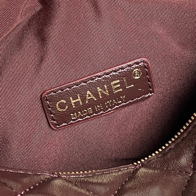 Chanel CAMERA CASE AS5156 Burgundy