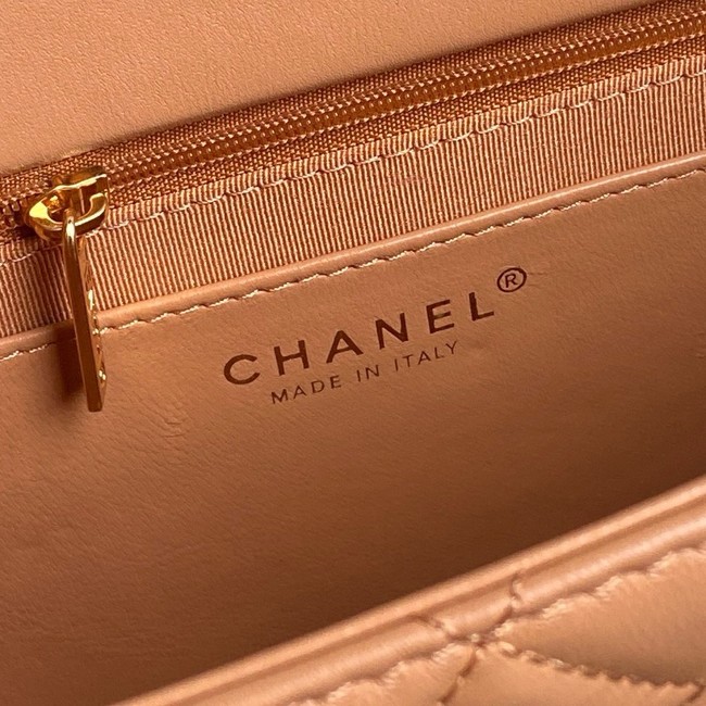 Chanel SMALL SHOPPING BAG AS5215 Camel