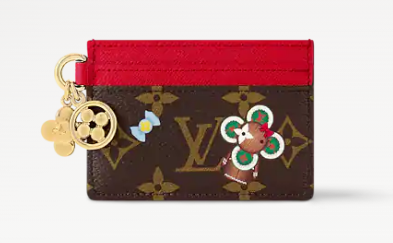 Louis Vuitton Charms Card Holder M12215 Candy Red