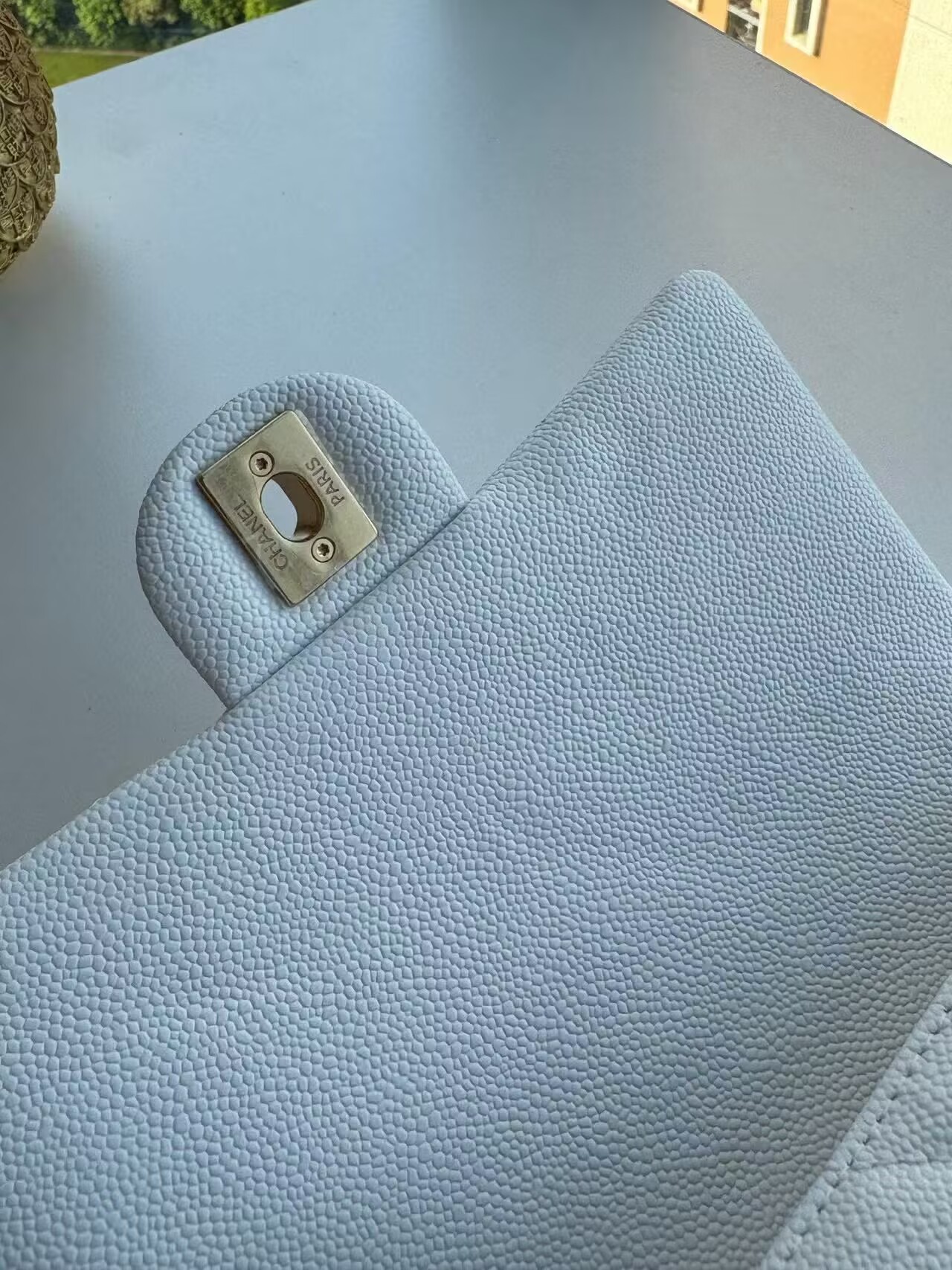 Chanel 23P Original Caviar Leather Mini Flap Bag AS3829 White