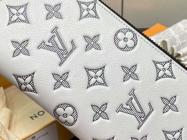 Louis Vuitton Zippy Wallet Vertical M83381 white