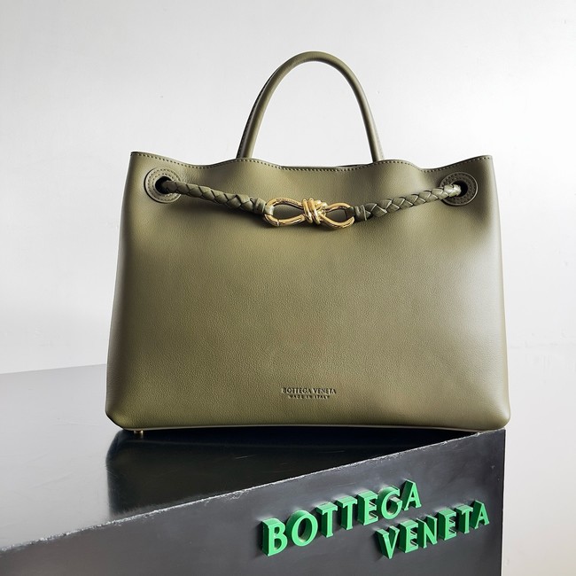 Bottega Veneta Andiamo Silky calfskin 810214 green