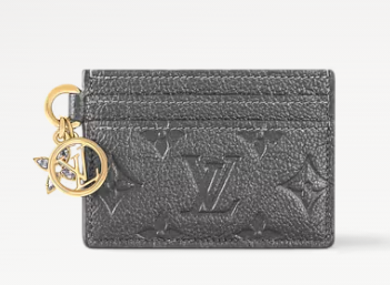 Louis Vuitton Charms Card Holder M12178 Gun Metal