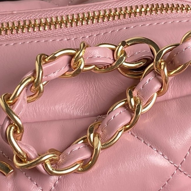 CHANEL CLUTCH WITH CHAIN AS4933 pink