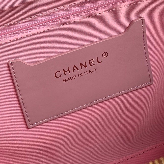 CHANEL CLUTCH WITH CHAIN AS4933 pink