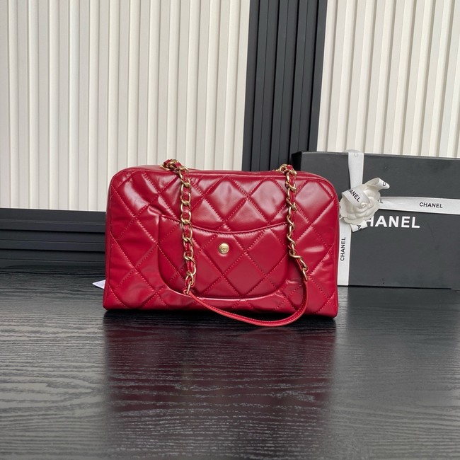 CHANEL CLUTCH WITH CHAIN AS4933 red