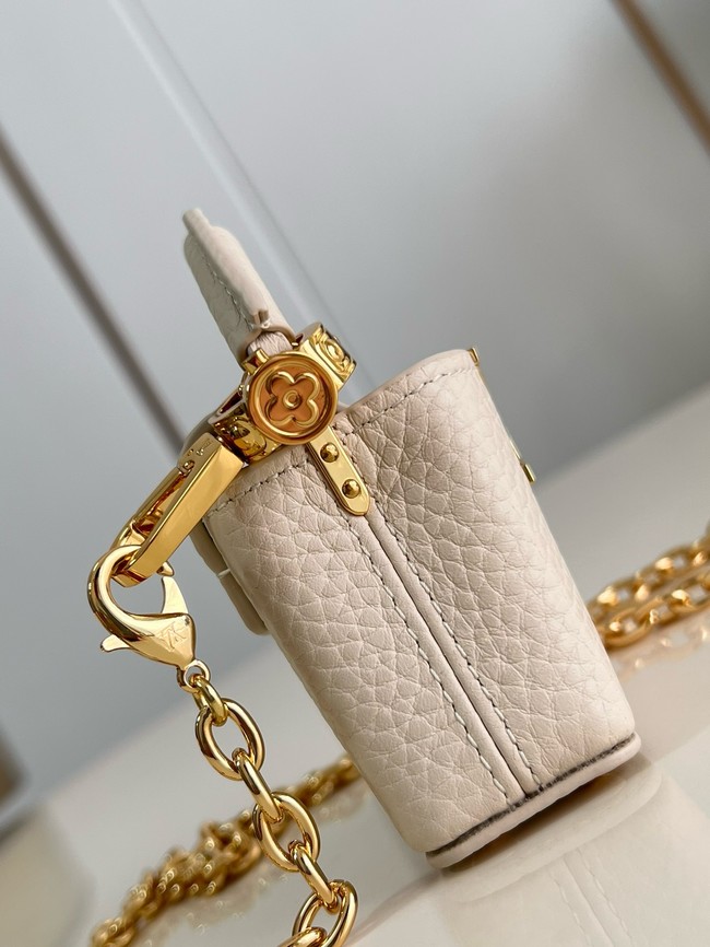 Louis Vuitton Capucines NANO M48865 Cream