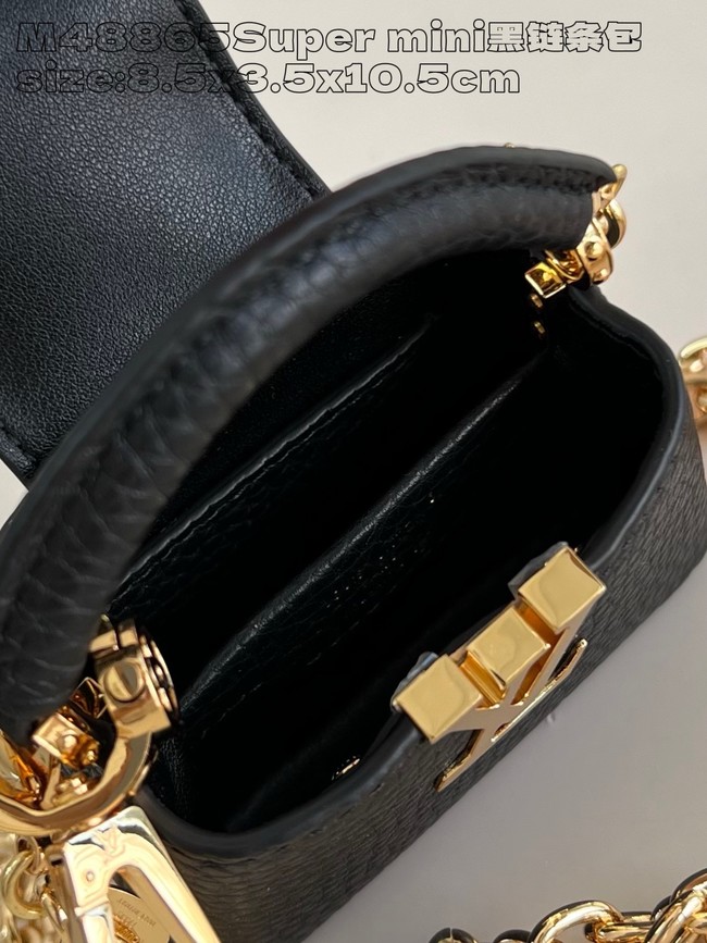 Louis Vuitton Capucines NANO M48865 black