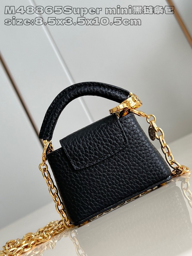 Louis Vuitton Capucines NANO M48865 black