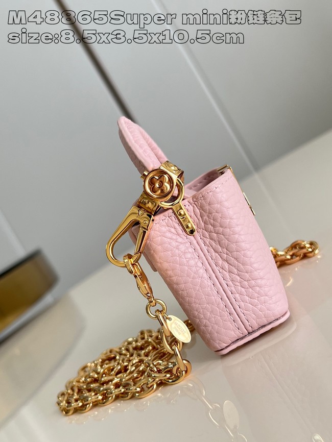 Louis Vuitton Capucines NANO M48865 pink