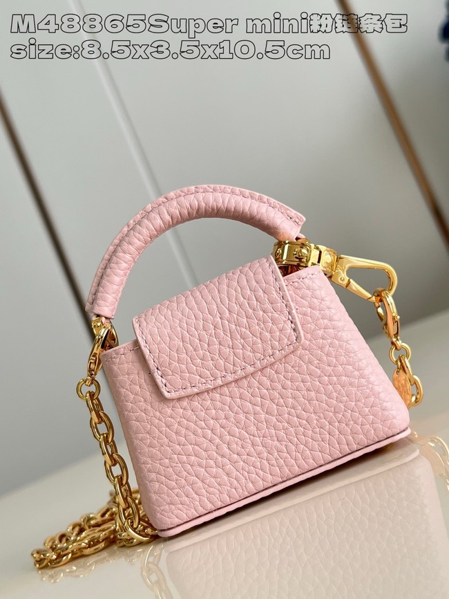 Louis Vuitton Capucines NANO M48865 pink