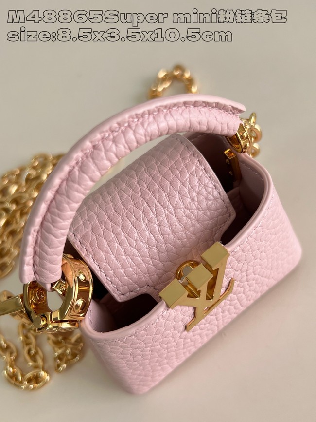 Louis Vuitton Capucines NANO M48865 pink