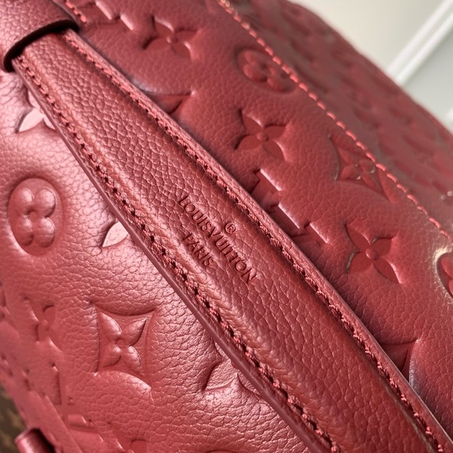 Louis Vuitton Pochette Metis M41487 wine red