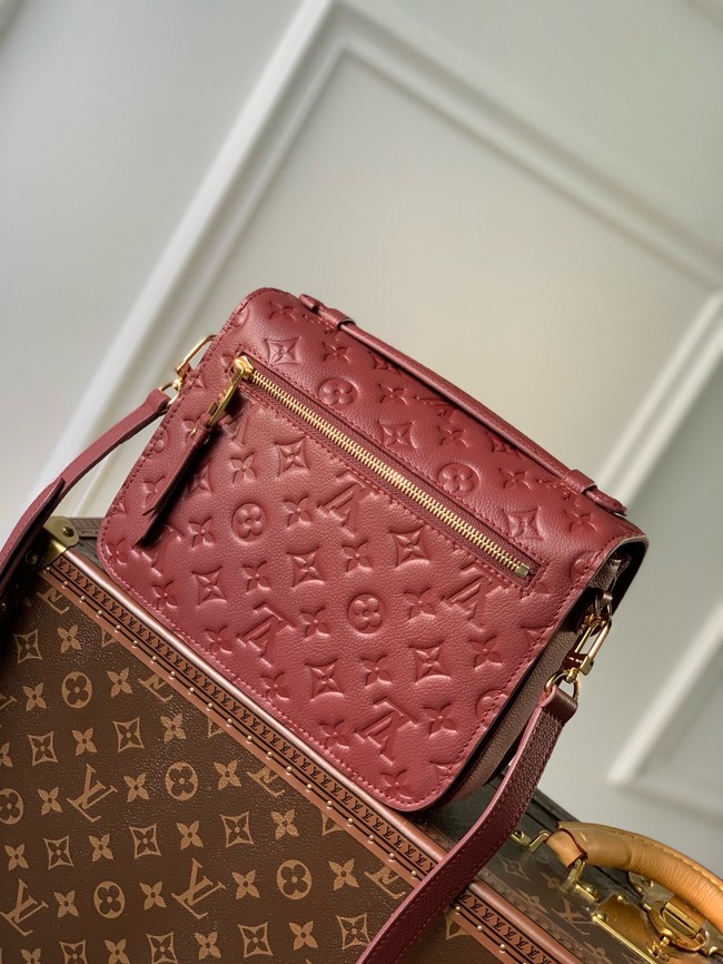 Louis Vuitton Pochette Metis M41487 wine red