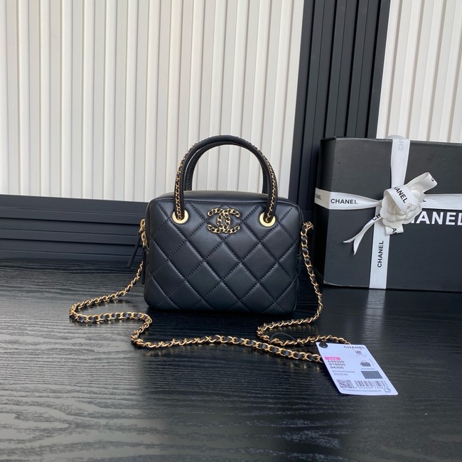 CHANEL LONG VANITY WITH CHAIN AS5300 black