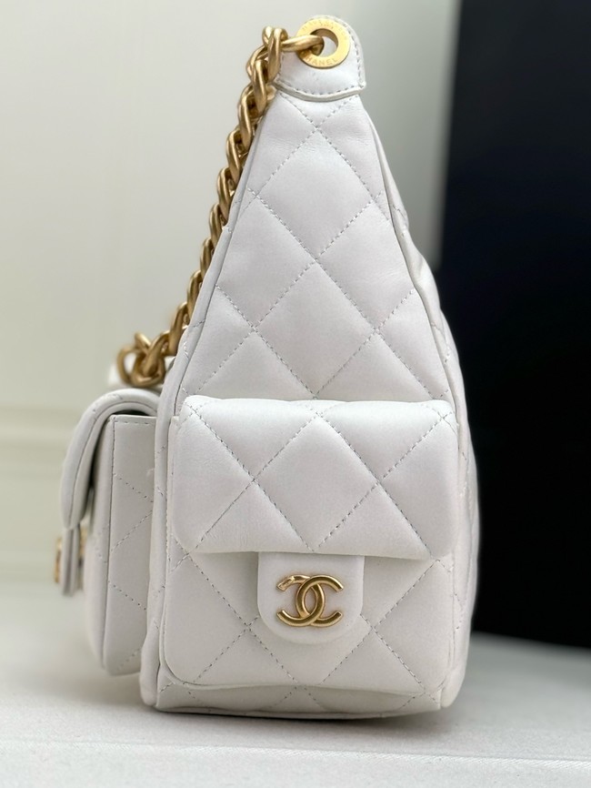 Chanel MAXI HOBO BAG AS5339 WHITE