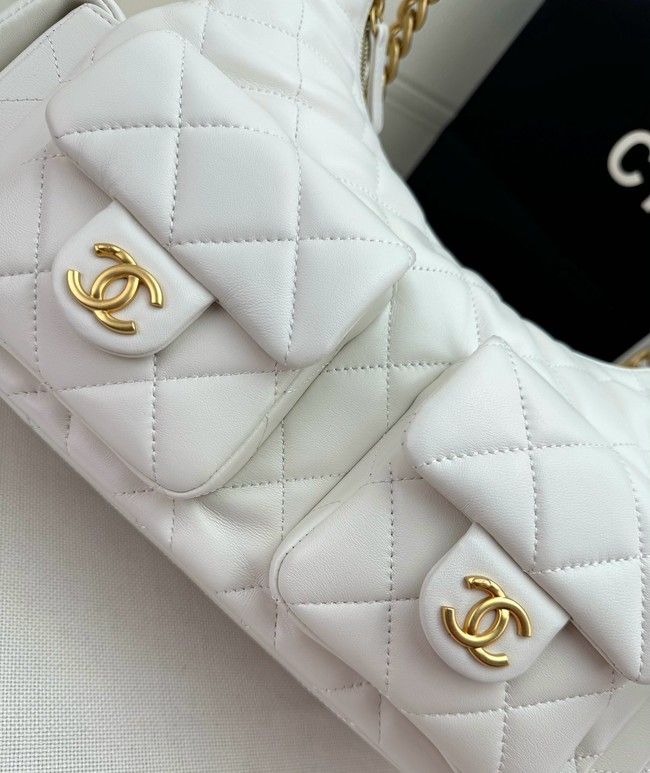 Chanel MAXI HOBO BAG AS5339 WHITE