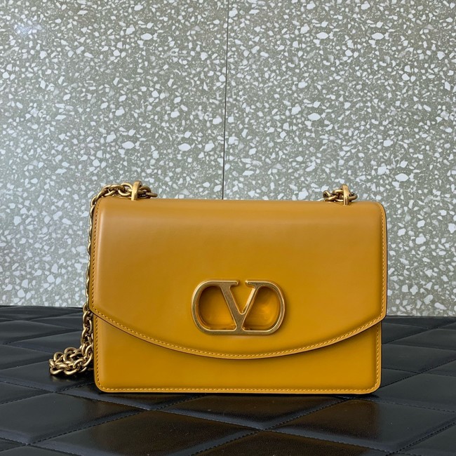 VALENTINO Loco Calf leather bag WB0R16 yellow