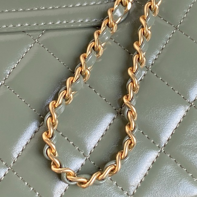 Chanel MINI SHOPPING BAG AS4416 Khaki