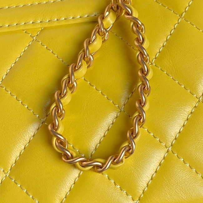 Chanel MINI SHOPPING BAG AS4416 yellow