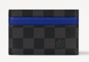 Louis Vuitton Double Card Holder N00093 Indigo Blue