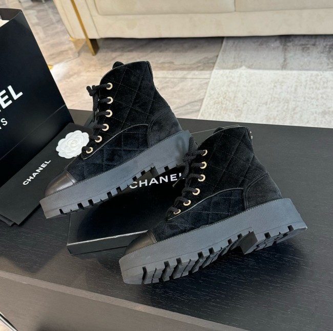 Chanel WOMENS SHORT BOOTS 55754-1