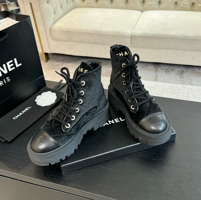 Chanel WOMENS SHORT BOOTS 55754-1