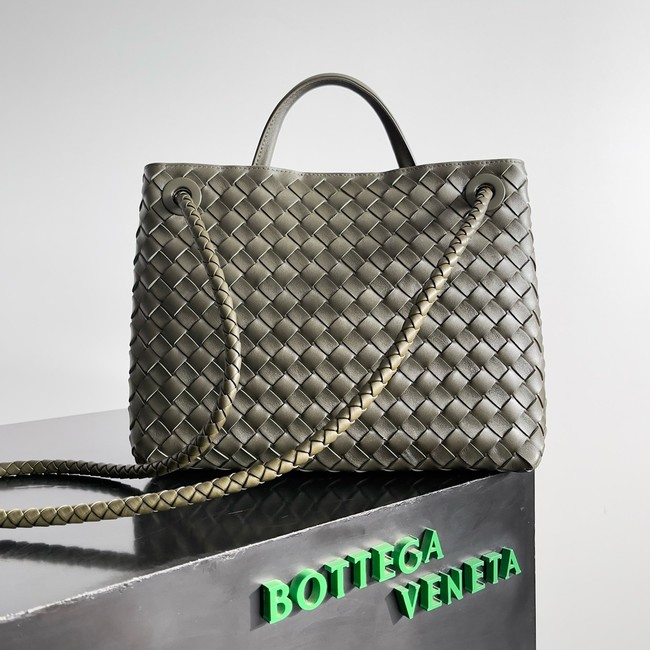 Bottega Veneta Medium Andiamo 766016 dark green