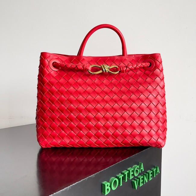 Bottega Veneta Medium Andiamo 766016 red