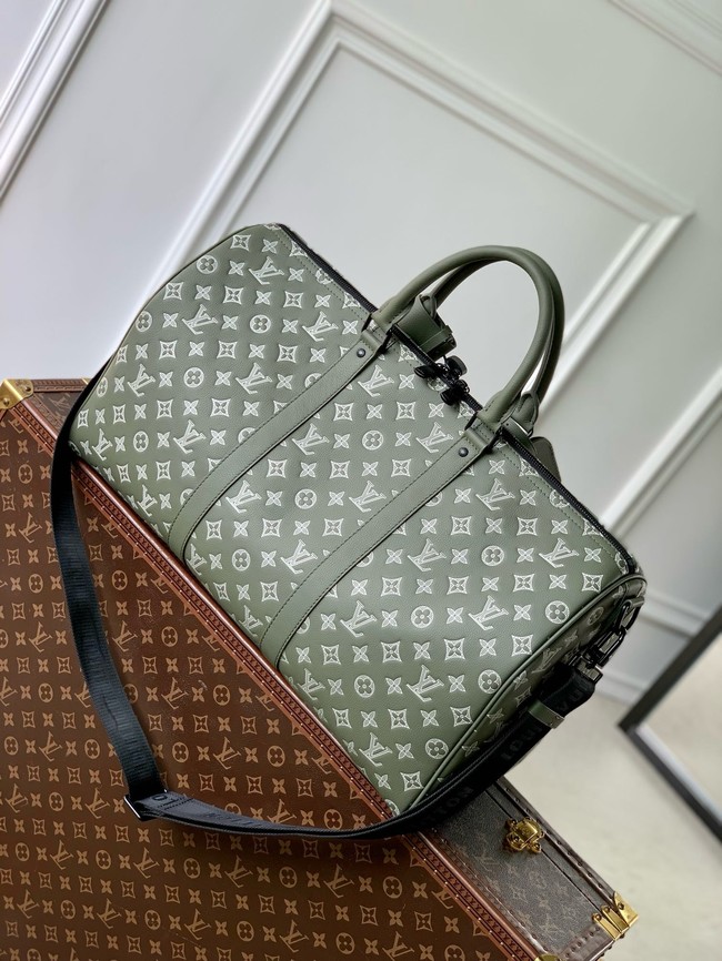 Louis Vuitton Keepall Bandouliere 50 M12504 Olive Green