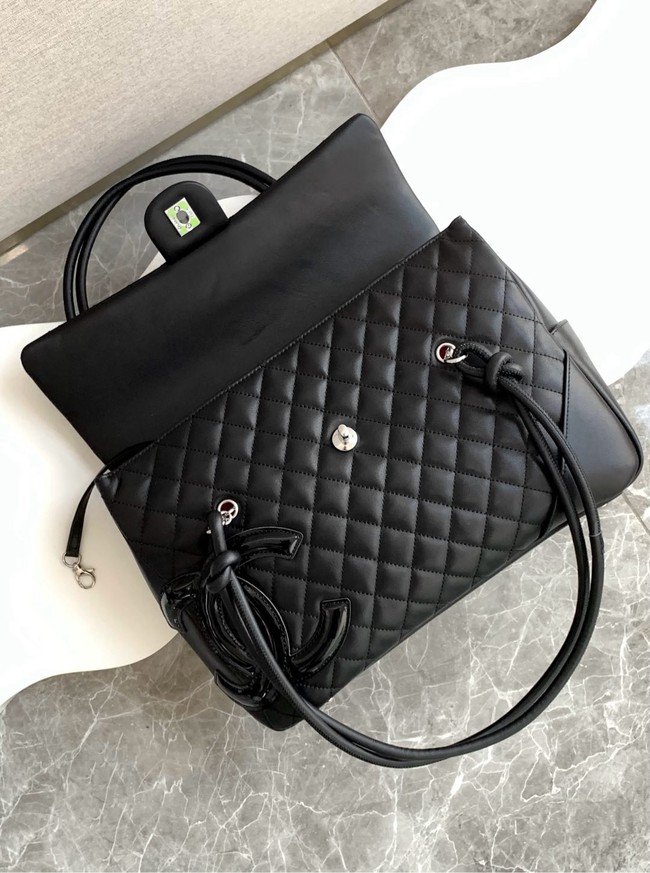 Chanel TOP HANDLE BAG AS6338 black