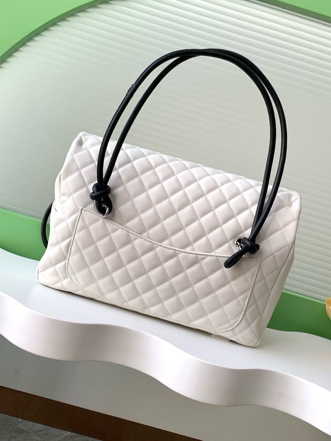 Chanel TOP HANDLE BAG AS6338 white