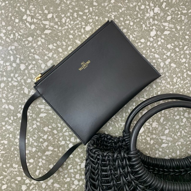 VALENTINO Mini VLOGO calfskin bag 0997 black