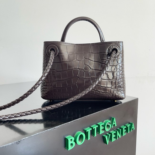 Bottega Veneta Mini Andiamo alligator leather 805232 Fondant