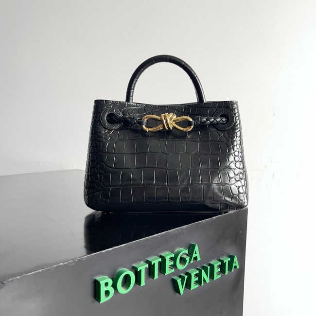 Bottega Veneta Mini Andiamo alligator leather 805232 black