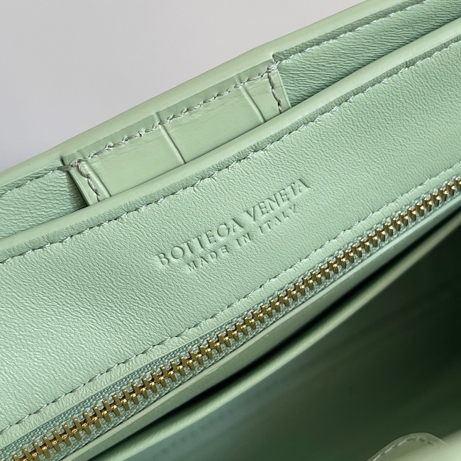 Bottega Veneta Mini Andiamo alligator leather 805232  light green