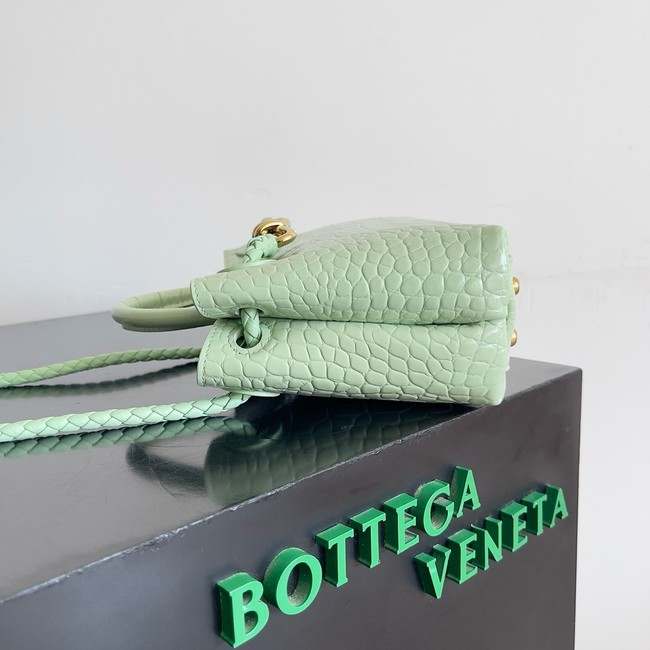 Bottega Veneta Mini Andiamo alligator leather 805232  light green