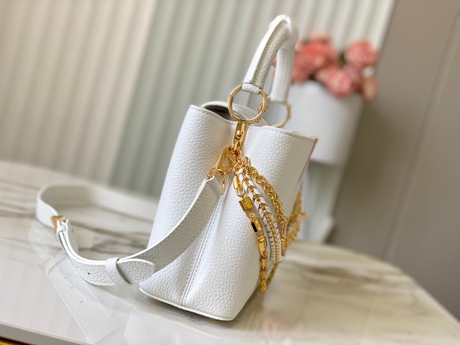 Louis Vuitton Capucines BB M12345 white