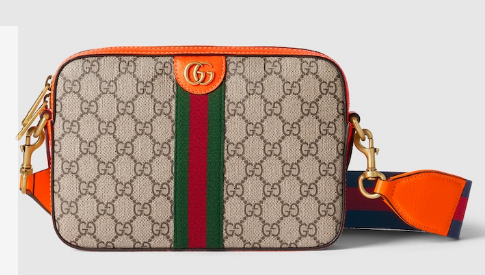 Gucci OPHIDIA SMALL CROSSBODY BAG 699439 Bright orange