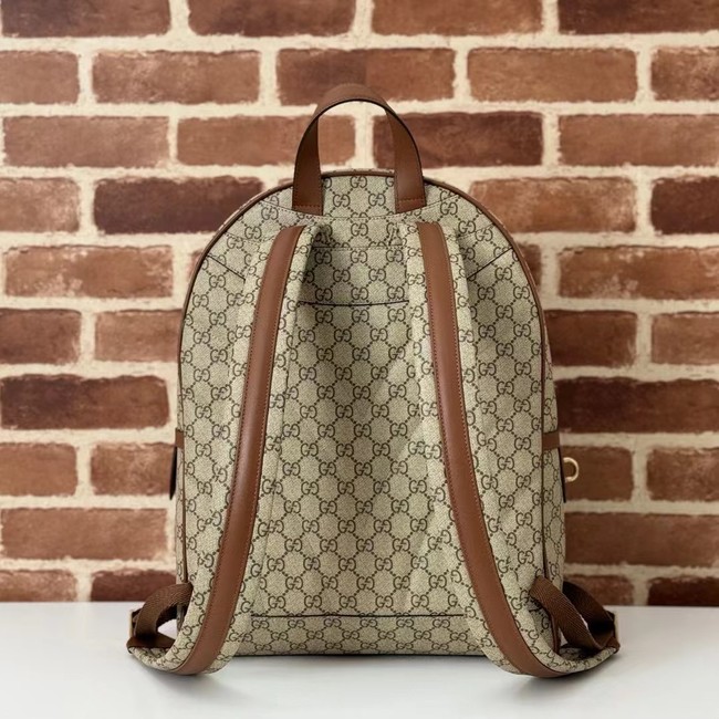 Gucci GG EMBLEM MEDIUM BACKPACK 821159 brown