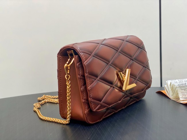 Louis Vuitton Wallet On Chain GO-14 M13841 Tan