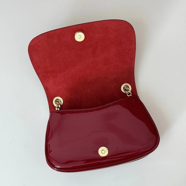 GUCCI BLONDIE MINI SHOULDER BAG 815711 Rosso Ancora red