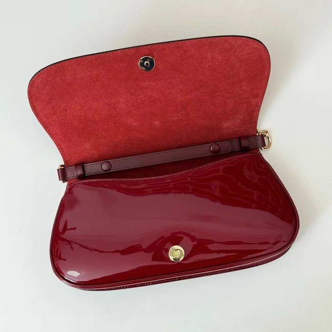 GUCCI BLONDIE SMALL SHOULDER BAG 814952 Rosso Ancora red