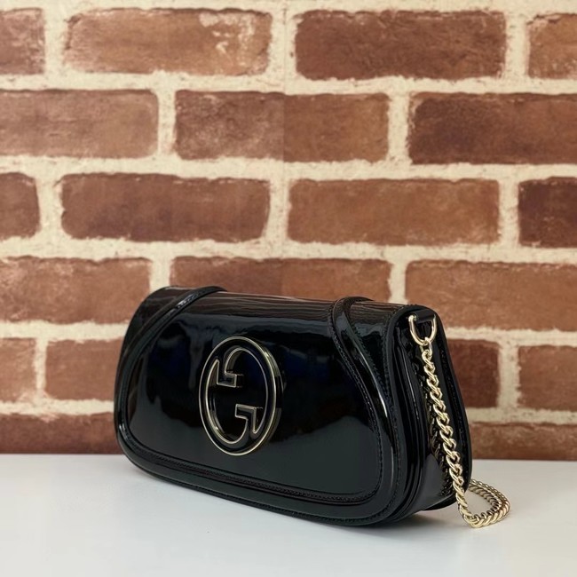 GUCCI BLONDIE SMALL SHOULDER BAG 814952 black