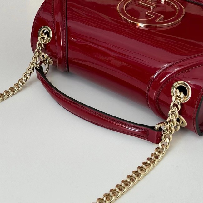 GUCCI BLONDIE SMALL SHOULDER BAG 815715 Rosso Ancora red