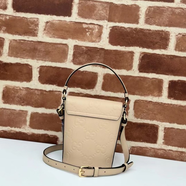 Gucci GG SUPER MINI SHOULDER BAG 772795 Cream