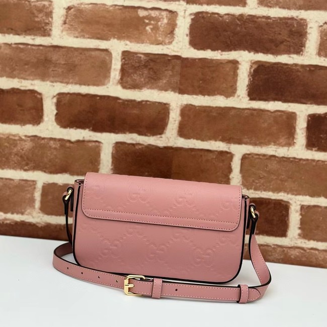 Gucci GG SUPER MINI SHOULDER BAG 781554 pink