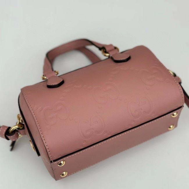 Gucci GG SUPER MINI TOP HANDLE BAG 790130 Rose beige