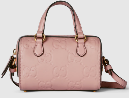 Gucci GG SUPER MINI TOP HANDLE BAG 790130 Rose beige