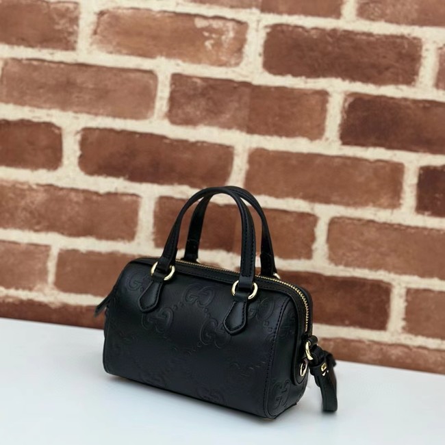 Gucci GG SUPER MINI TOP HANDLE BAG 790130 black